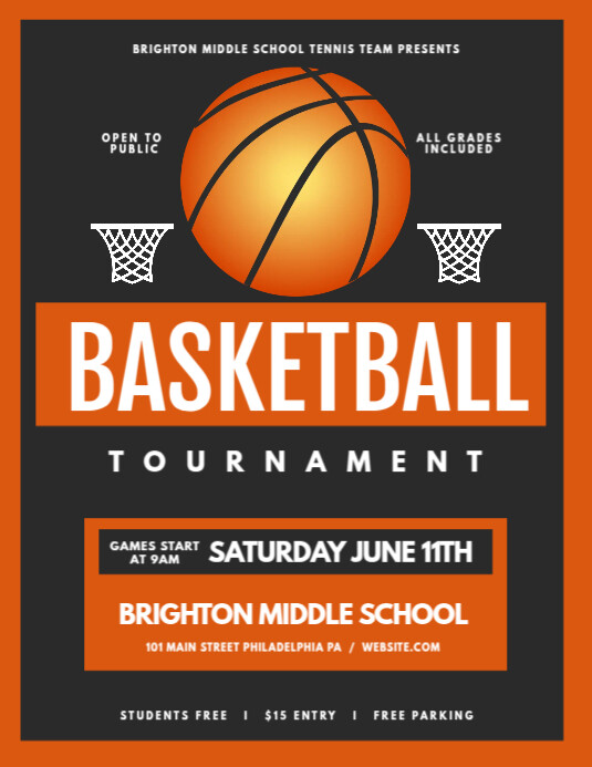 Basketball Template PosterMyWall