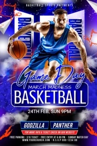 BASKETBALL Póster template