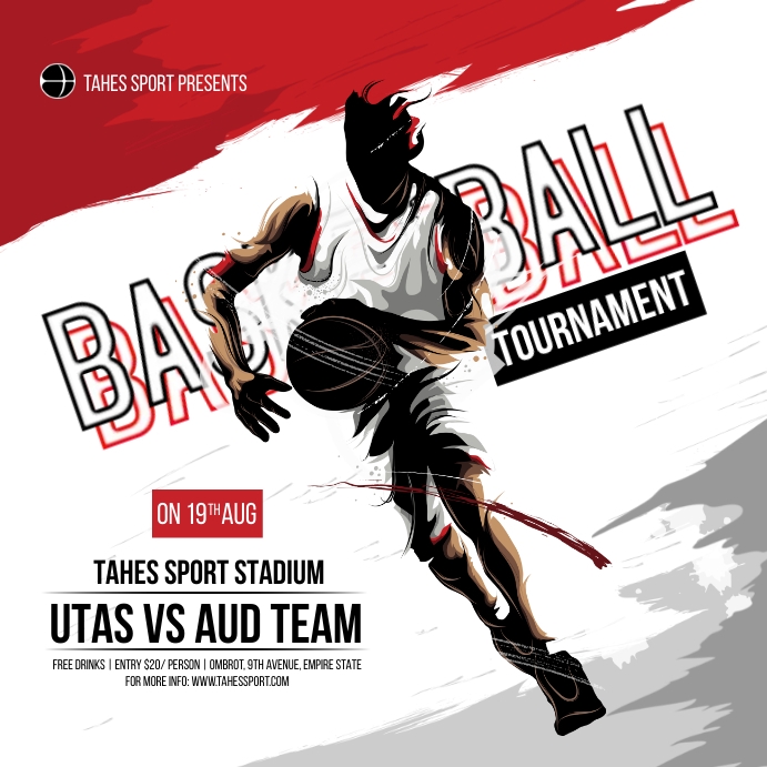 Basketball Template PosterMyWall