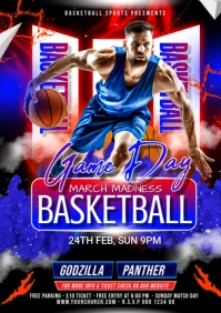 BASKETBALL A3 template