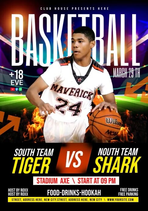 BASKETBALL Template PosterMyWall
