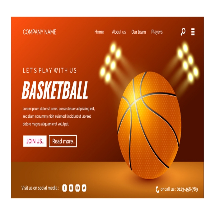basketball Template PosterMyWall