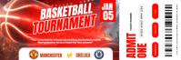 Basketball Finals Ticket Email Header template