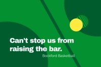 Basketball Flag Bandiera template