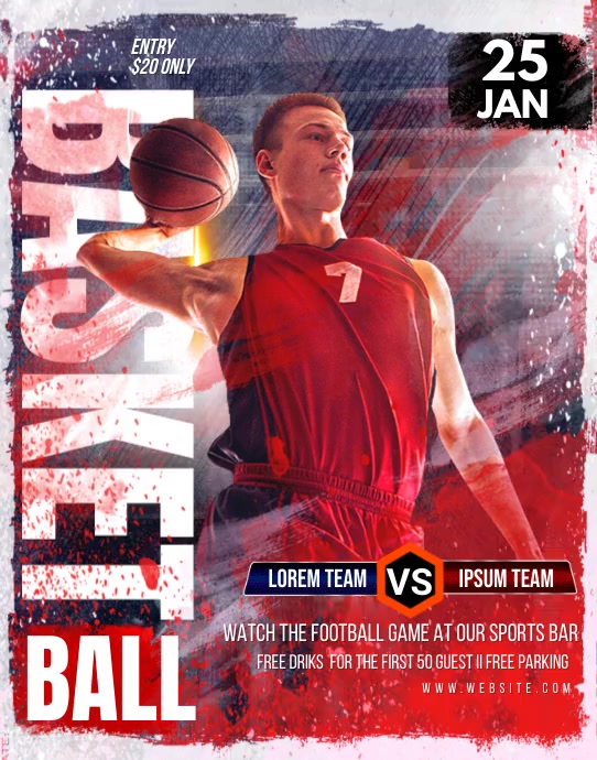 Basketball Flyer Template PosterMyWall Basketball Flyer Template PosterMyWall