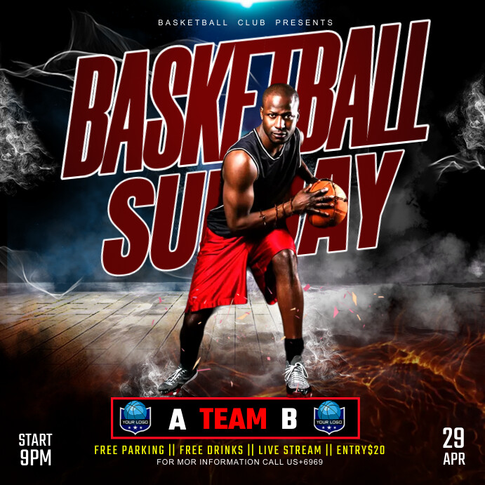 Basketball flyer Template PosterMyWall