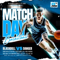 basketball flyer Instagram Post template