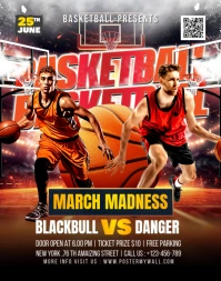 basketball flyer Poster/Wallboard template