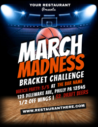 Create March Madness Flyers In Minutes Postermywall