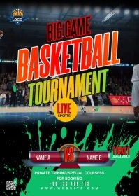 Basketball Flyer Template A6