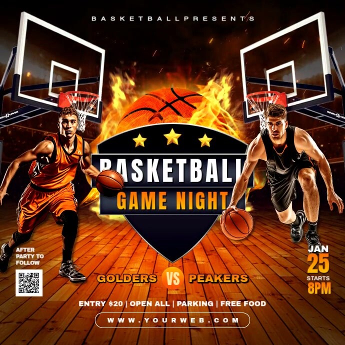 basketball flyer template PosterMyWall