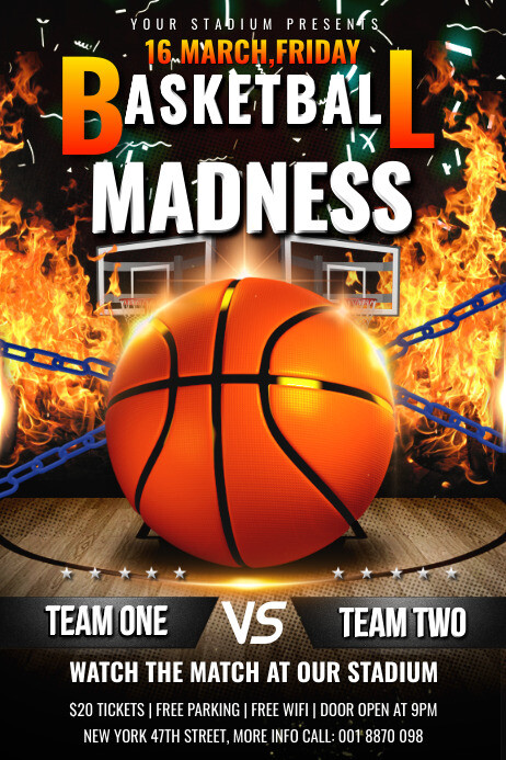 basketball flyer template PosterMyWall basketball flyer template PosterMyWall