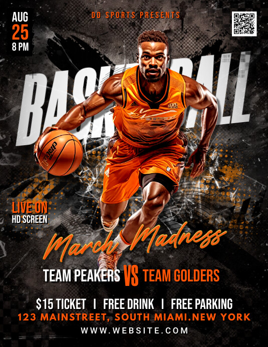 Basketball Flyer Template PosterMyWall Basketball Flyer Template PosterMyWall