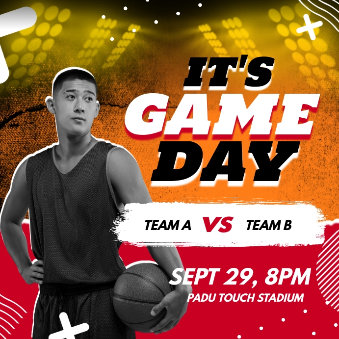 Basketball game day facebook instagram Template PosterMyWall Basketball game day facebook instagram Template PosterMyWall