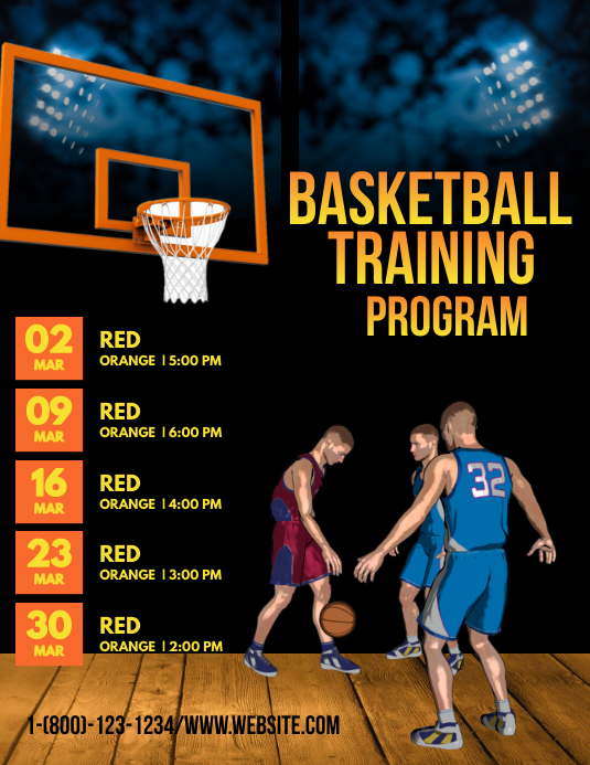 Copy of Basketball Training Program | PosterMyWall