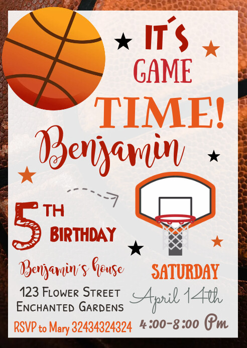 Basketball Party Invitation Free Template Basketball Birthday Sports basketball-party-invitation-free-template-basketball-birthday-sports