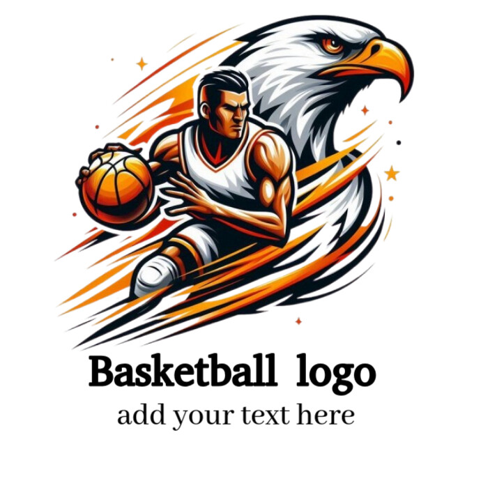 Basketball logo Logótipo template