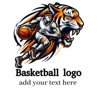 Basketball logo template