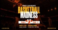 Basketball Madness Ad Template for Sports Advertising Immagine condivisa di Facebook