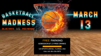 Basketball Madness Flyer Template Umbukiso Wedijithali (16:9)