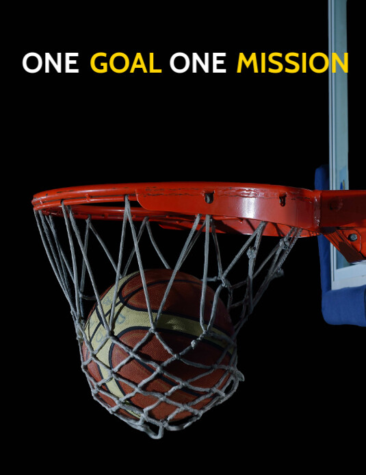 Basketball Motivational Poster Template PosterMyWall