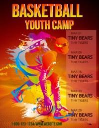 basketball Youth Camp Template | PosterMyWall