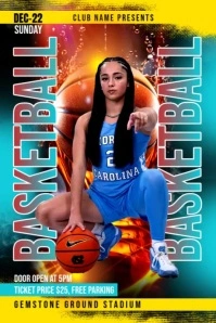 Basketball Poster template
