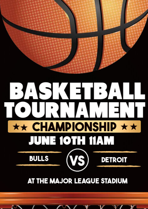 Basketball Poster Template PosterMyWall
