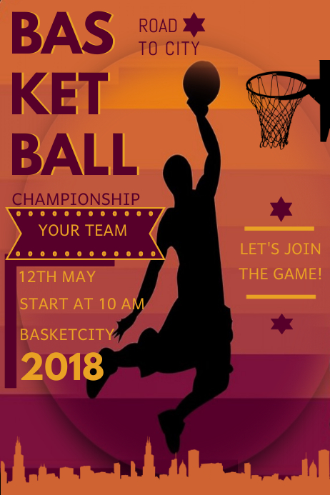 Copy of Basketball Poster | PosterMyWall