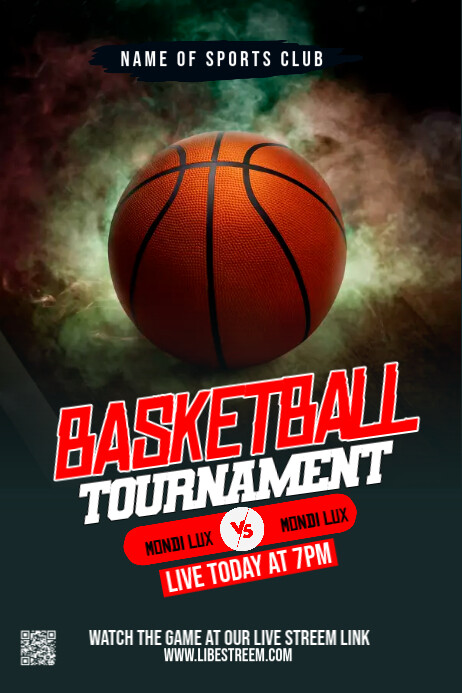 Basketball Poster Examples Basketball Poster Template | PosterMyWall