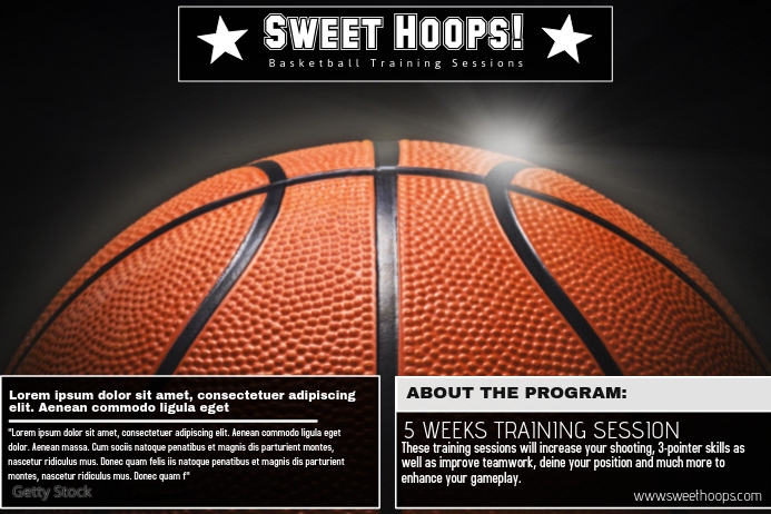 Basketball Poster Template