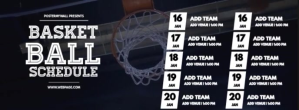 Basketball schedule facebook cover template Facebook-coverfoto