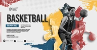 Basketball Sports Facebook Shared Image template