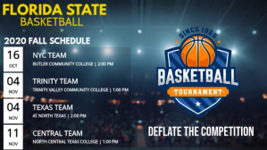 BASKETBALL TEAM SCHEDULE Digitalt display (16:9) template