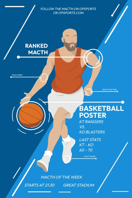 Basketball Template PosterMyWall