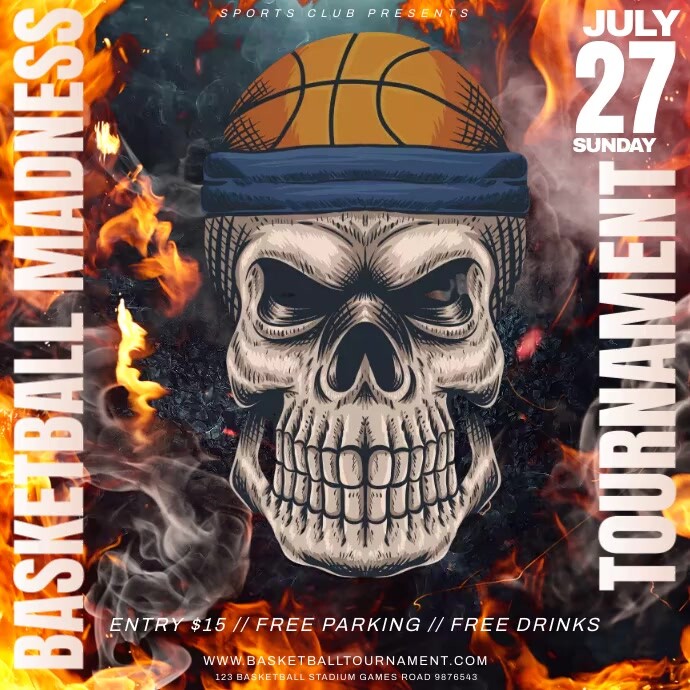 Basketball Template PosterMyWall