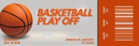 basketball Ticket Design template Transparent 2 stopy × 6 stóp