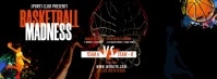 Basketball Tournament Poster and Advertising Campaign Portada de Facebook template