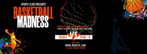 Basketball Tournament Poster and Advertising Campaign template