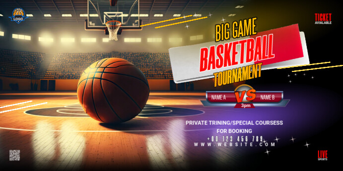 Basketball Tournament Template | PosterMyWall