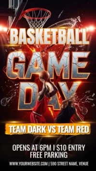 Basketball Tournament Instagram Story template