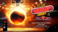 Basketball Tournament En-tête de blog template