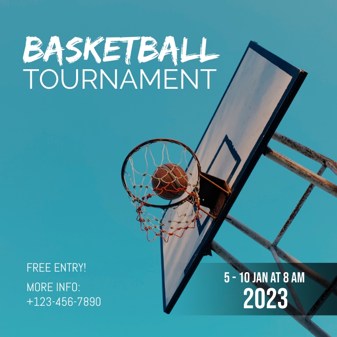Basketball Tournament Template | PosterMyWall