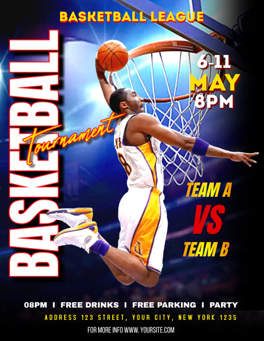 basketball tournament event flyers Template | PosterMyWall