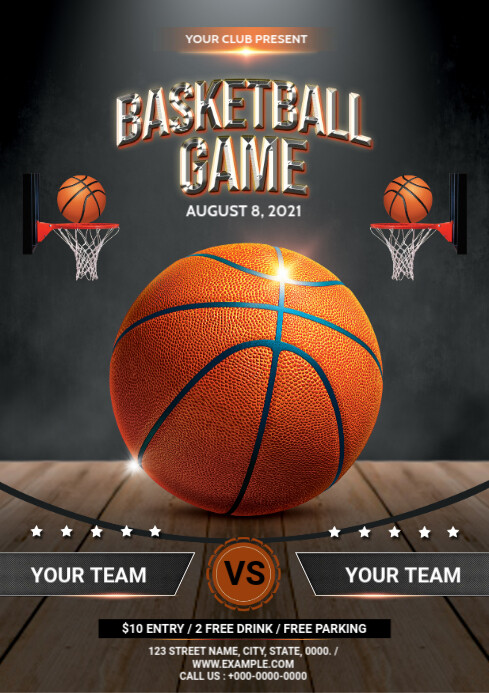 Image 1 for Basketball Tournament Flyer Template
