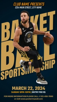 Basketball Tournament - March Madness Historia de Instagram template