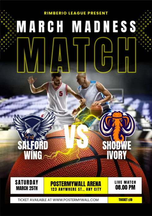 Copy of basketball tournament template | PosterMyWall