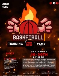 Basketball Training Camp Flyer (US Letter) template
