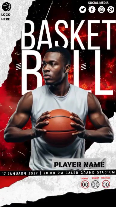 Basketball Training Program Ads Templat | PosterMyWall