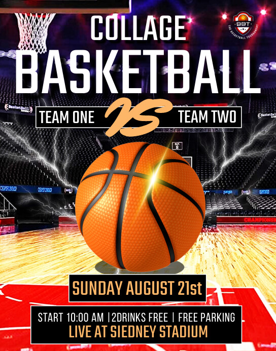 basketball tryouts flyer Template PosterMyWall